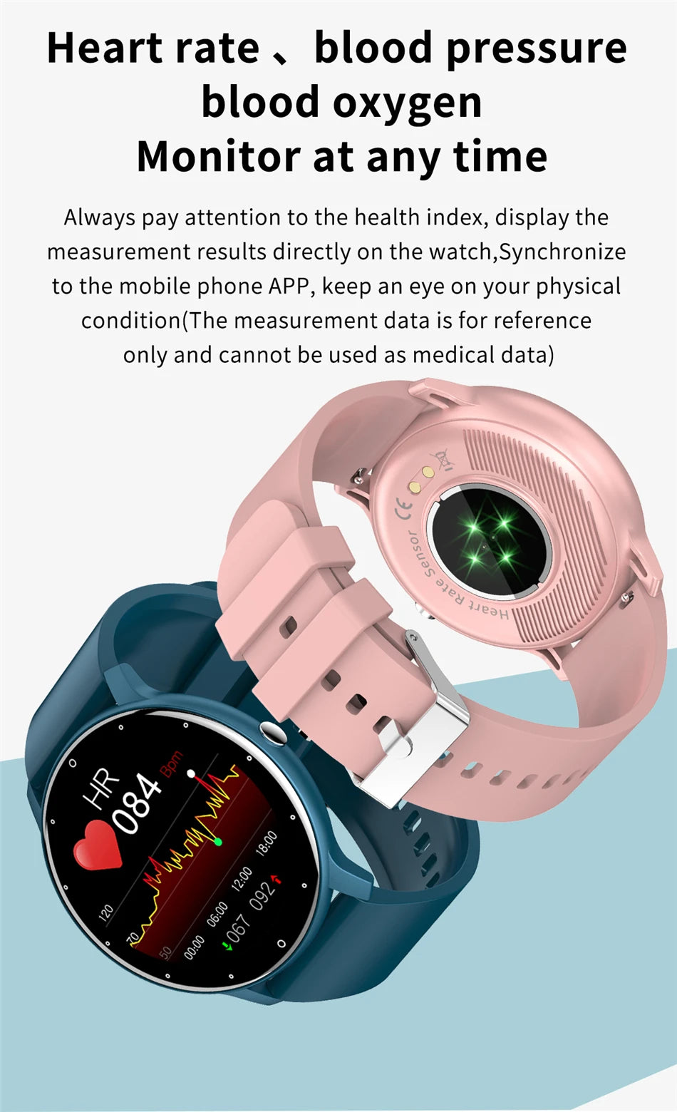 NEW Fashion Men Smart Watch Wireless Call Digital Fitness Tracker IP68 Waterproof Sport Smartwatch for Women Android Phones 2026
