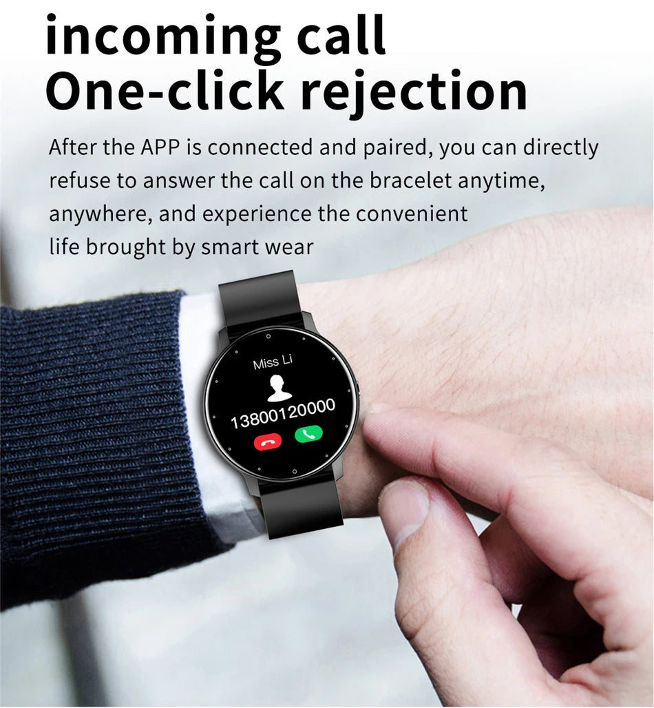 NEW Fashion Men Smart Watch Wireless Call Digital Fitness Tracker IP68 Waterproof Sport Smartwatch for Women Android Phones 2026