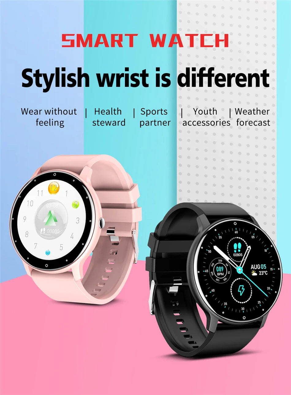 NEW Fashion Men Smart Watch Wireless Call Digital Fitness Tracker IP68 Waterproof Sport Smartwatch for Women Android Phones 2026