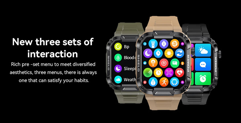 Original Smart Watch Fitness Tracker Wireless Bluetooth Call Health Monitor Sports Smartwatches for Man Android IOS Phones 2026