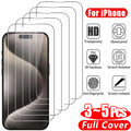 Clear Glass Film For iPhone 17 16 15 Pro Max Screen Protector For iPhone 11 12 13 14 15 Pro Tempered Glass IPhone13 Mini 16 Plus