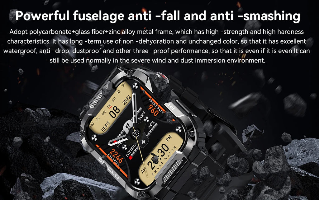 Original Smart Watch Fitness Tracker Wireless Bluetooth Call Health Monitor Sports Smartwatches for Man Android IOS Phones 2026
