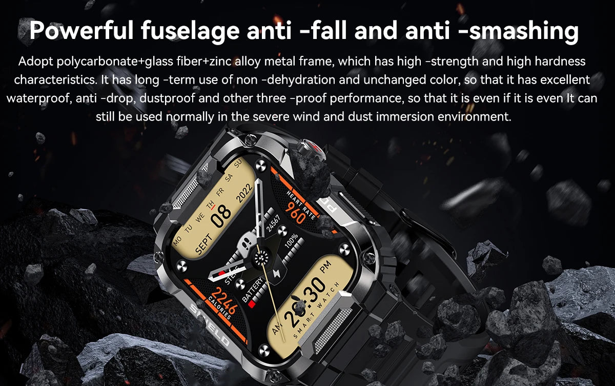Original Smart Watch Fitness Tracker Wireless Bluetooth Call Health Monitor Sports Smartwatches for Man Android IOS Phones 2026