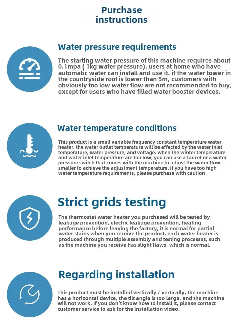 Competitive Price Mini Instantaneous Shower Tankless Portable Geyser Boiler Smart Instant Electric Water Heaters