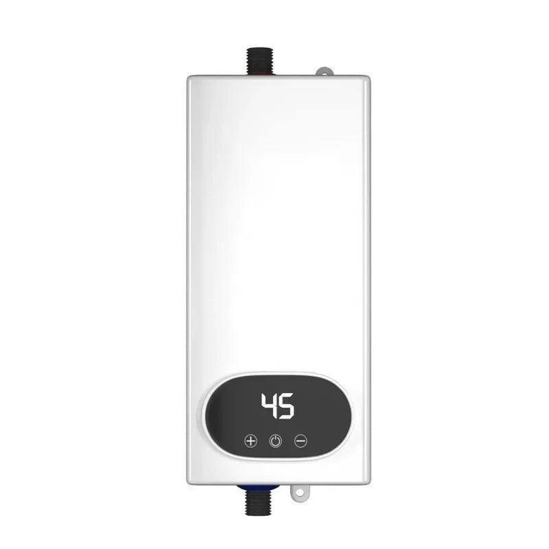 4500W Electric Water Heater Mini Tankless Instantaneous Water Heater Kitchen Bathroom Shower Hot Water Fast Heating