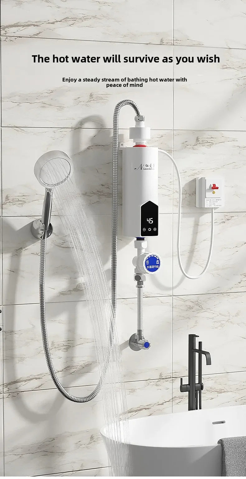 Competitive Price Mini Instantaneous Shower Tankless Portable Geyser Boiler Smart Instant Electric Water Heaters