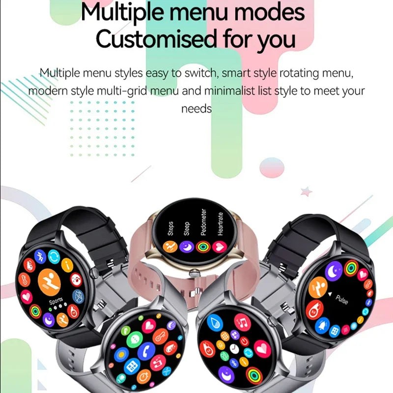 Electronics Wrist Men Smartwatch BT Call Fitness Tracker Clock Heart Rate Monitor Sport Smart Watches for Women IOS Andoird 2026