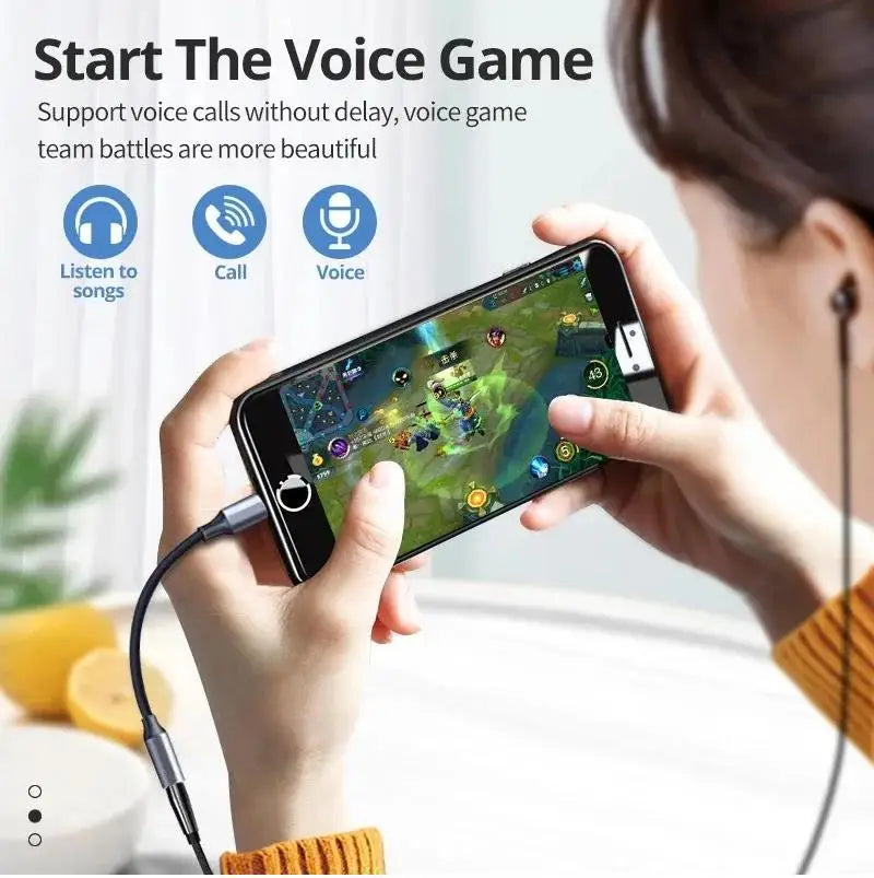 USB Type C To 3.5mm Audio Jack Adapter For Wired Headphone Connecting Cellphone Type C To Earphones Cable Adapters Plug and Play