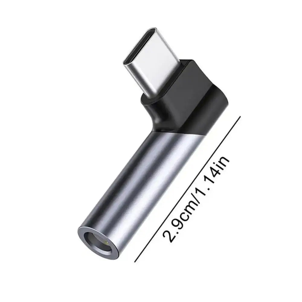 Type-C To 3.5mm Headphone Adapter Usb C Right Angle Earphone Adapter Portable HIFI Wired Headset Type C Converter