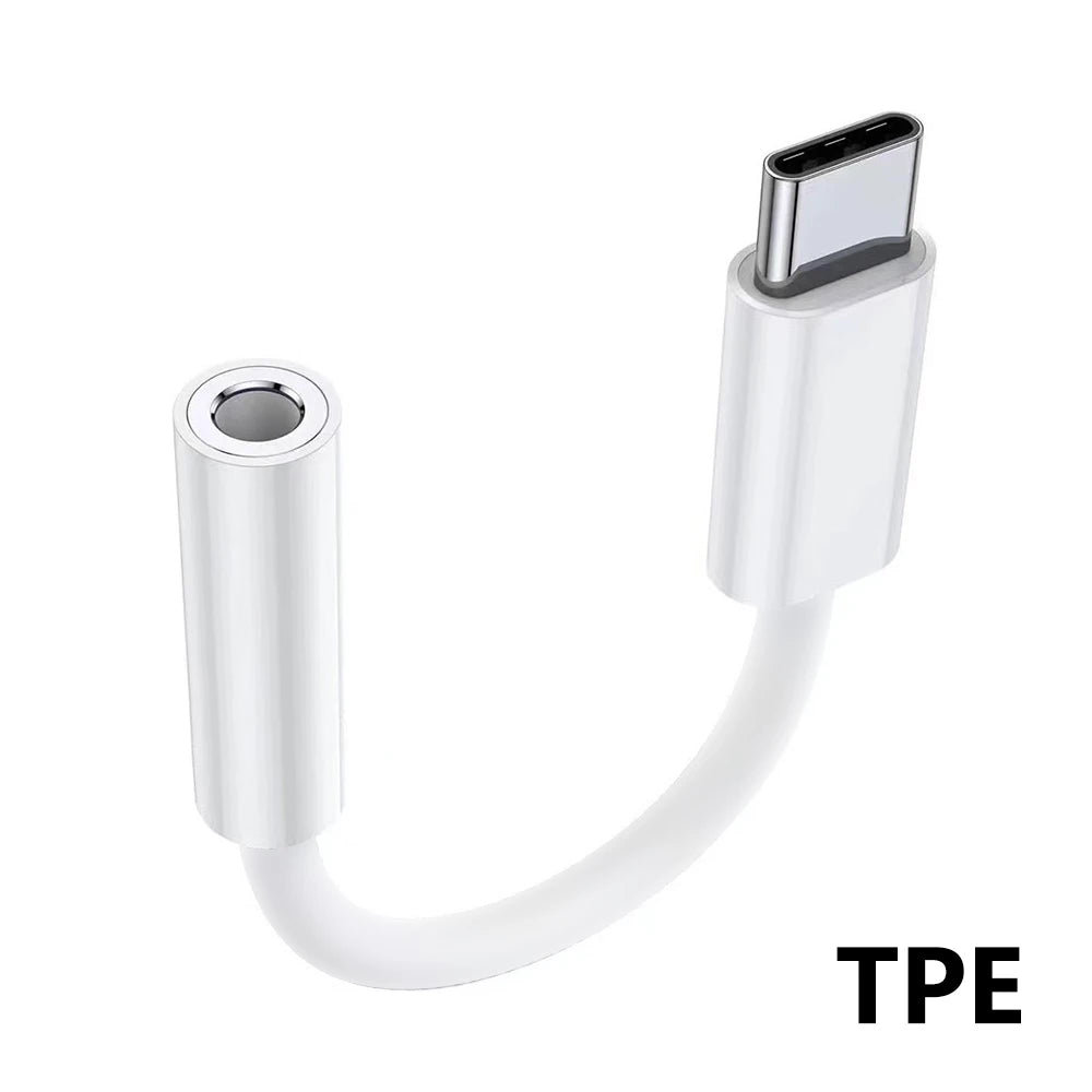 Type-C Male to 3.5mm Female Aux Audio Adapter USB C to 3.5mm Jack Wired Headphones Converter For iPhone15 Samsung Galaxy S23 S22