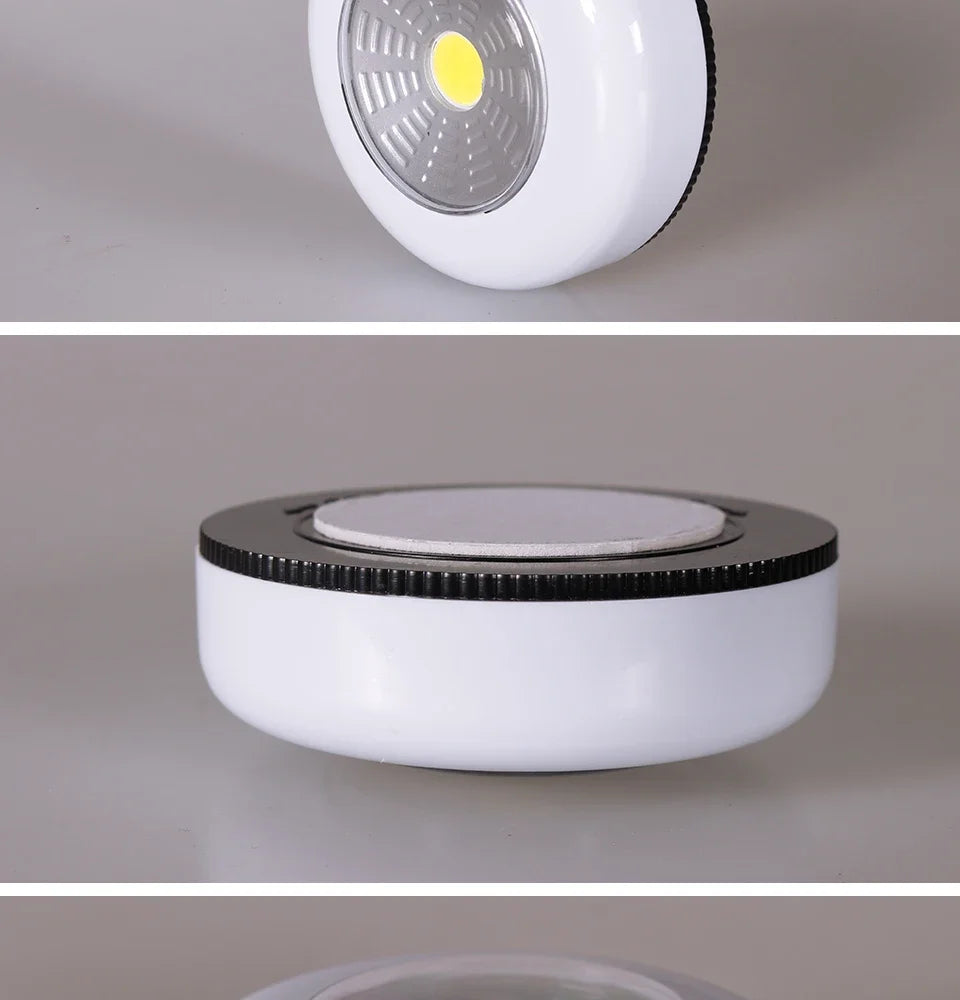 LED Touch Switch Night Light Wireless Wall Lamps for Bedroom Kitchen Wardrobe Closets Cabinet Battery Powered Portable Lights