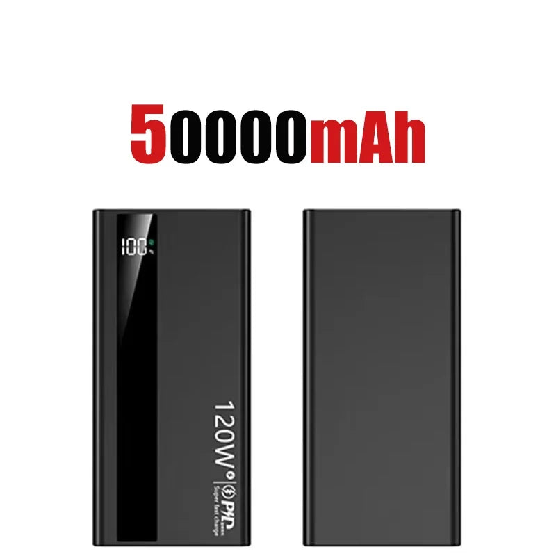 Lenovo 200000mAh 120W Fast Charging 2026 Large Capacity Digital Display Power Bank Outdoor Power Supply for Huawei iPhone