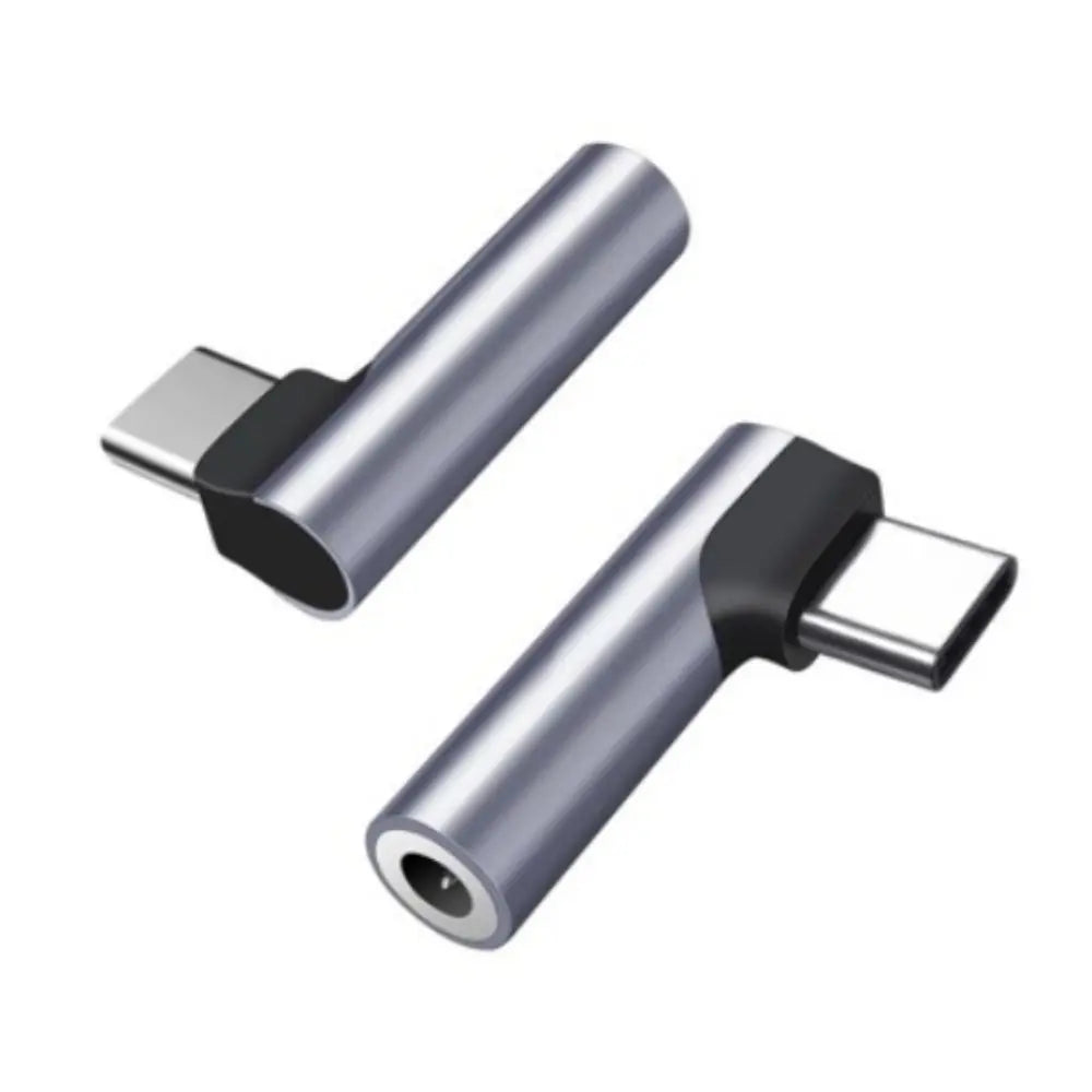 Type-C To 3.5mm Headphone Adapter Usb C Right Angle Earphone Adapter Portable HIFI Wired Headset Type C Converter