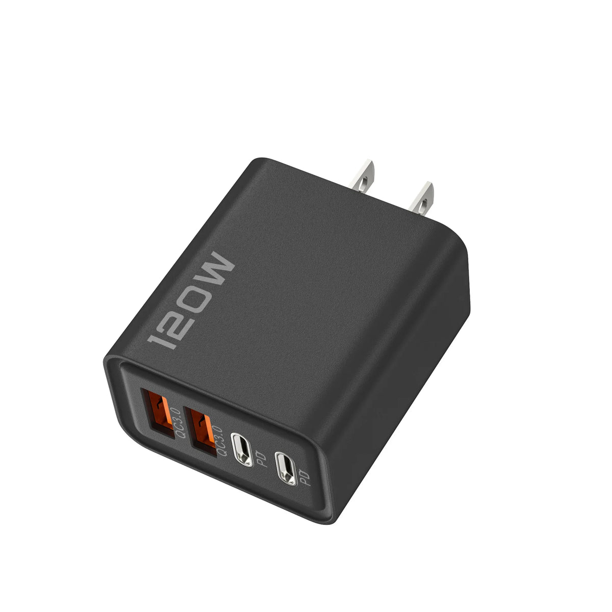 PD 120W 4 Ports USB C Charger Quick Charge 3.0 Type C USB Phone Chargers Fast Charging Adapter for Samsung iPhone Xiaomi Huawei