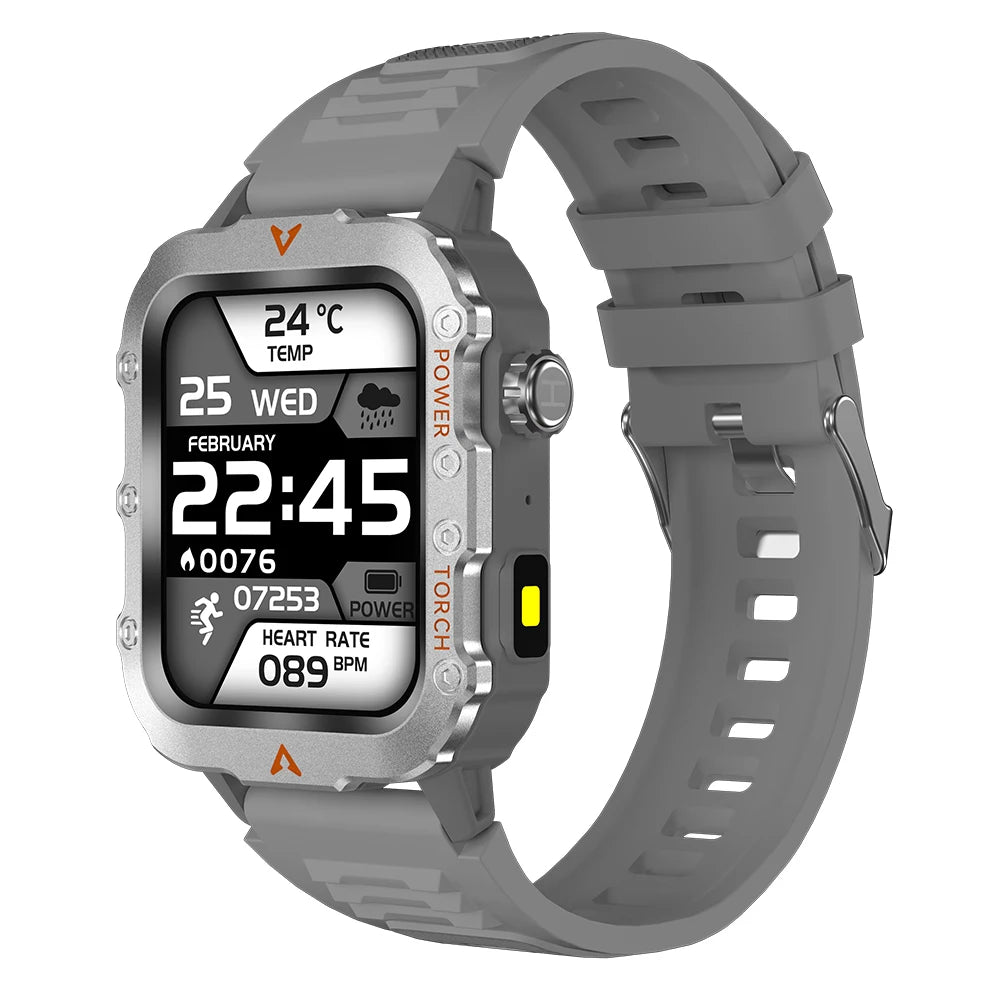 Bluetooth Call Smart Watch Electronics Smartwatch Digital Fitness Clock Flashlight Sports Watches for Man Woman iOS Android 2025
