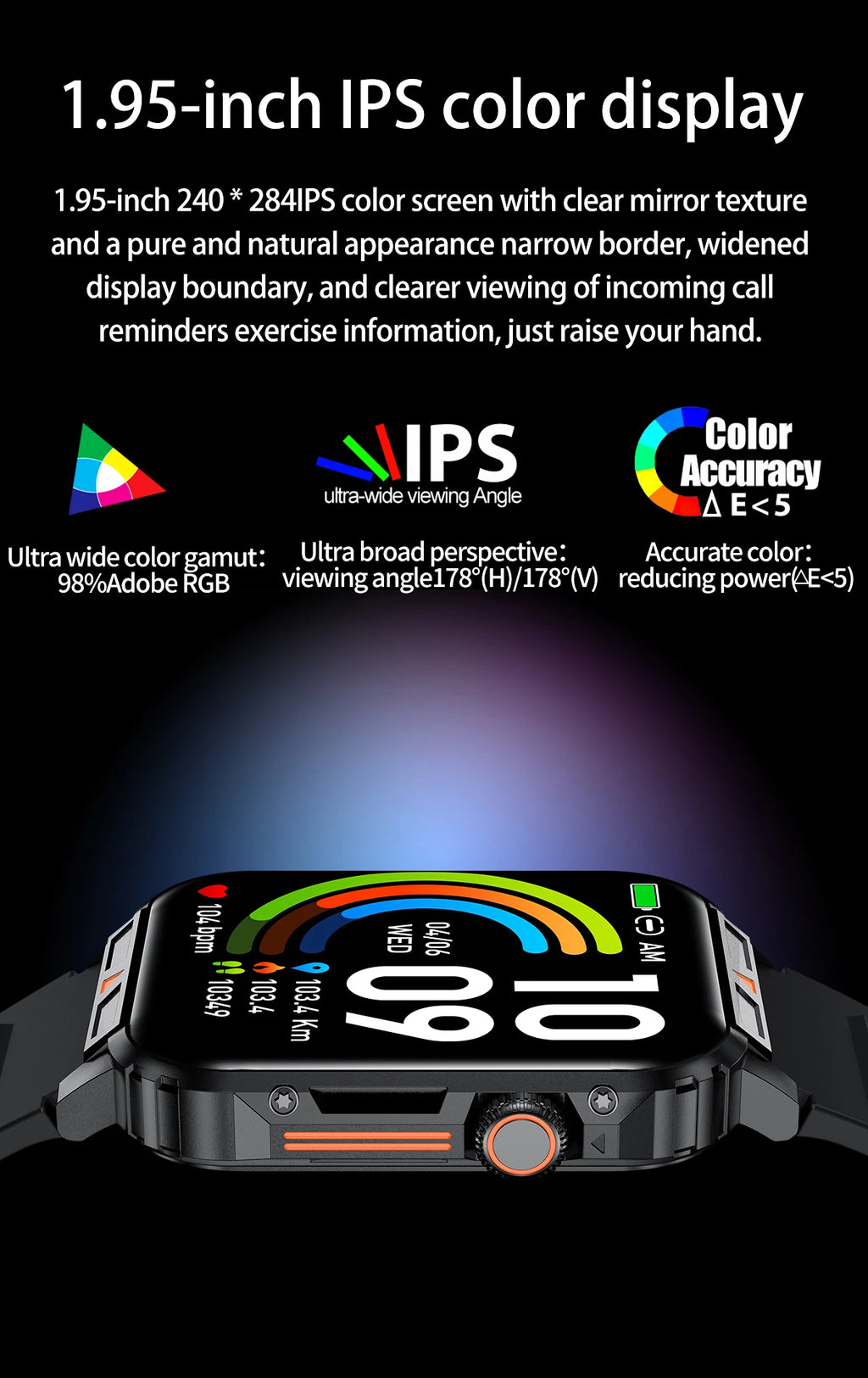 Military Men Smart Watch Health Monitor Wireless Call Smartwatch Fitness IP68 Waterproof Sports Watches for Women Android 2026