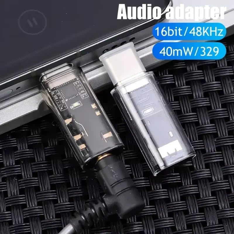 Type-C to 3.5 mm Jack Audio Adapter 3.5mm Aux Adapter TypeC Earphone Converter For Iphone15