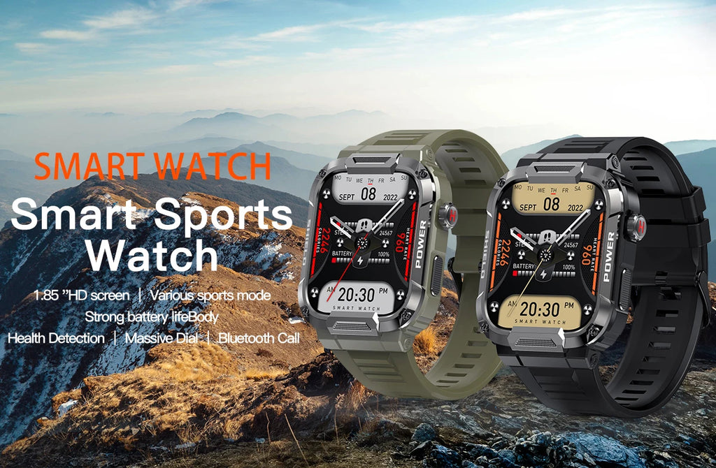 Original Smart Watch Fitness Tracker Wireless Bluetooth Call Health Monitor Sports Smartwatches for Man Android IOS Phones 2026