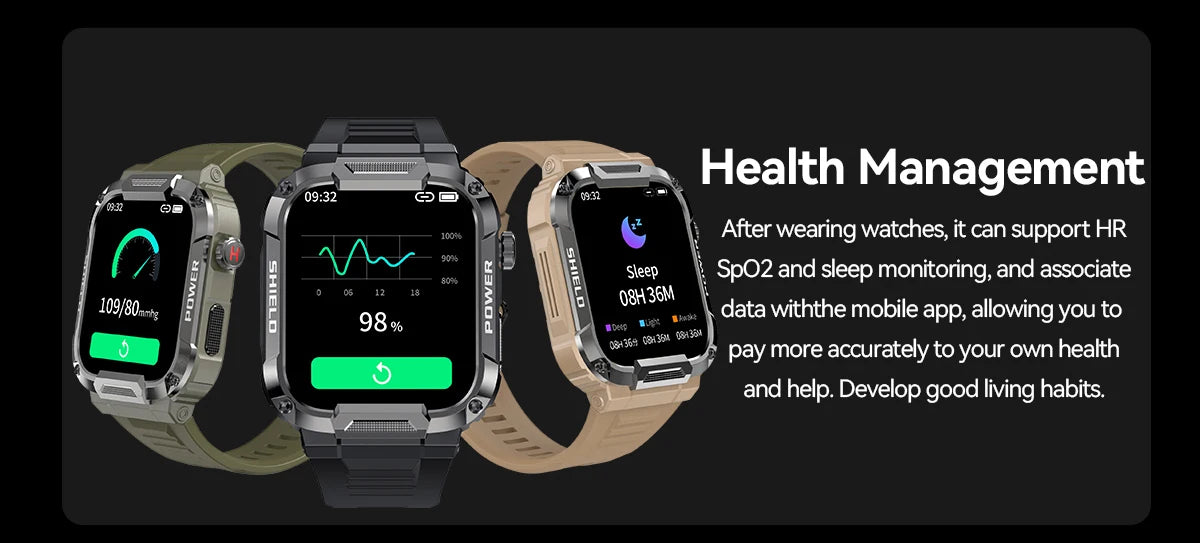 Original Smart Watch Fitness Tracker Wireless Bluetooth Call Health Monitor Sports Smartwatches for Man Android IOS Phones 2026