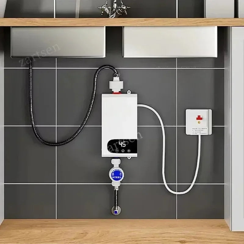 Mini Electric WaterHeater Quick Heating Constant Temperature Shower Set Portable Easy To Install Instant Water Heater Showerhead