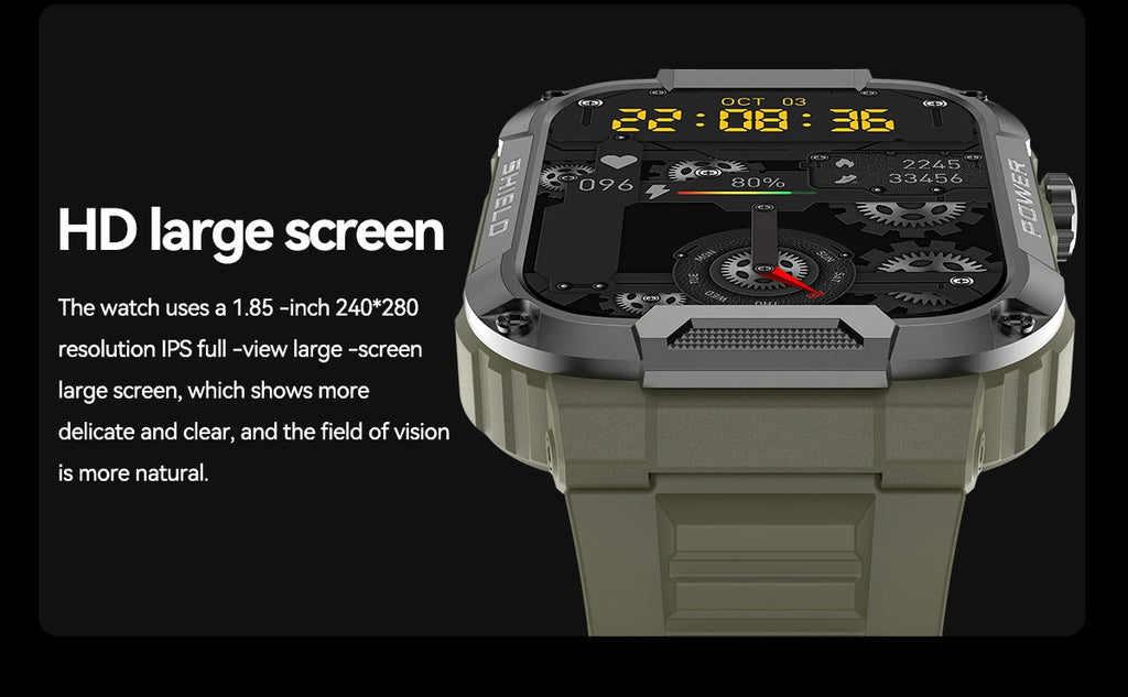 Original Smart Watch Fitness Tracker Wireless Bluetooth Call Health Monitor Sports Smartwatches for Man Android IOS Phones 2026