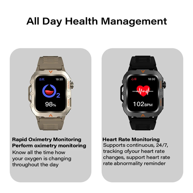 Bluetooth Call Smart Watch Electronics Smartwatch Digital Fitness Clock Flashlight Sports Watches for Man Woman iOS Android 2025