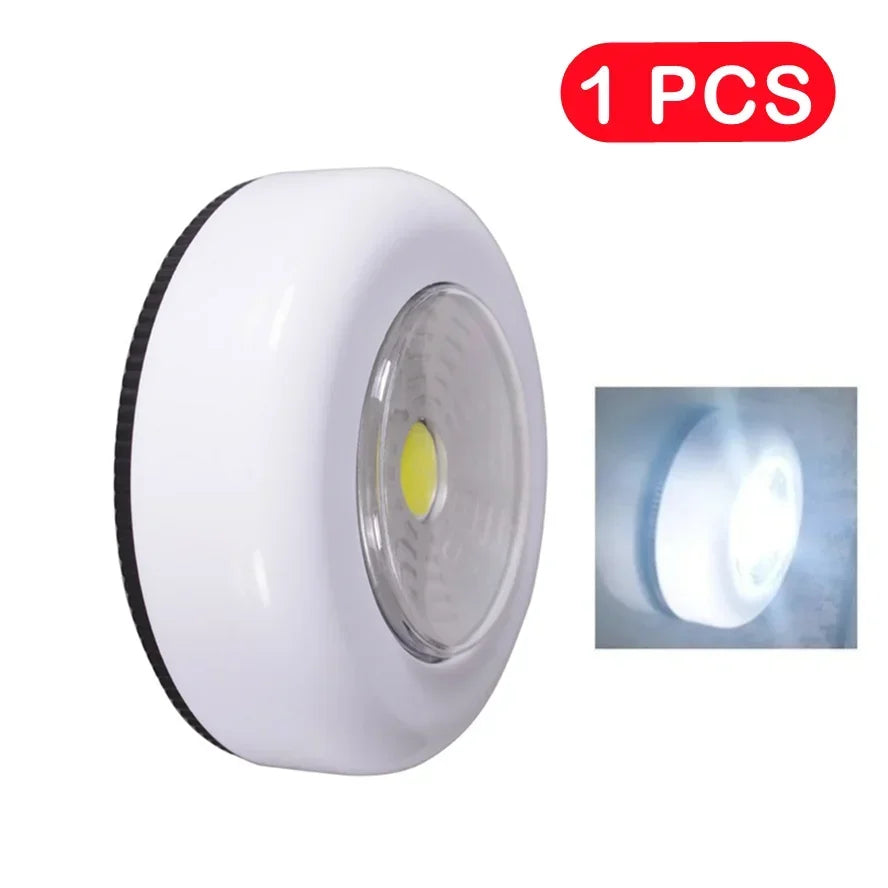 LED Touch Switch Night Light Wireless Wall Lamps for Bedroom Kitchen Wardrobe Closets Cabinet Battery Powered Portable Lights