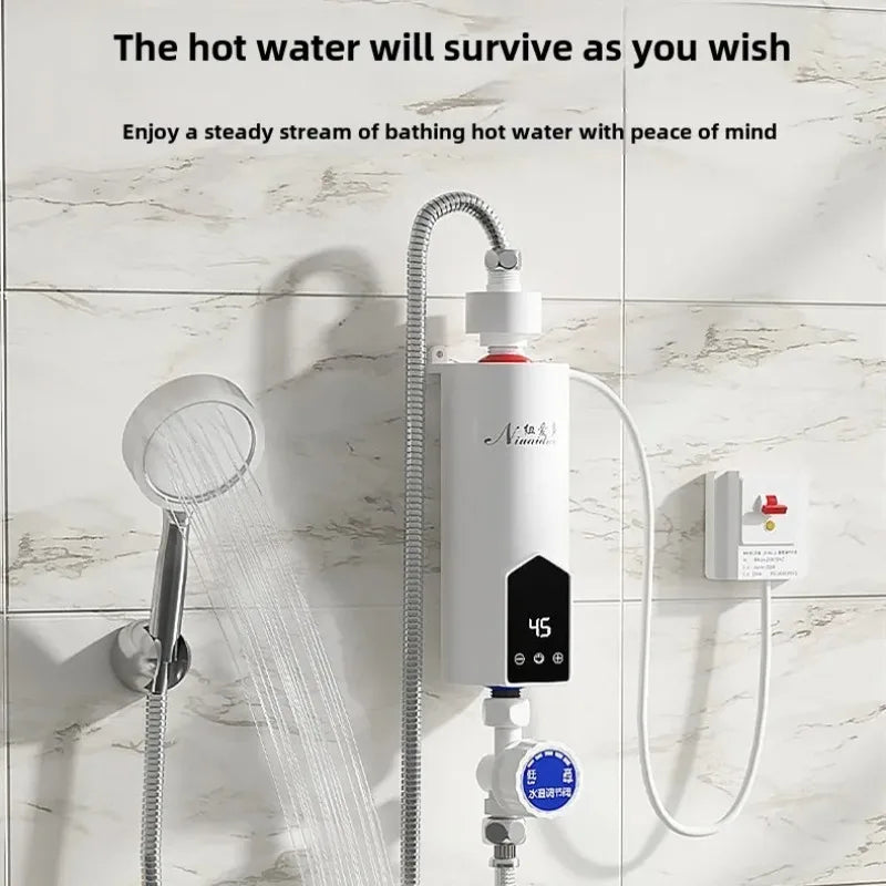 Competitive Price Mini Instantaneous Shower Tankless Portable Geyser Boiler Smart Instant Electric Water Heaters
