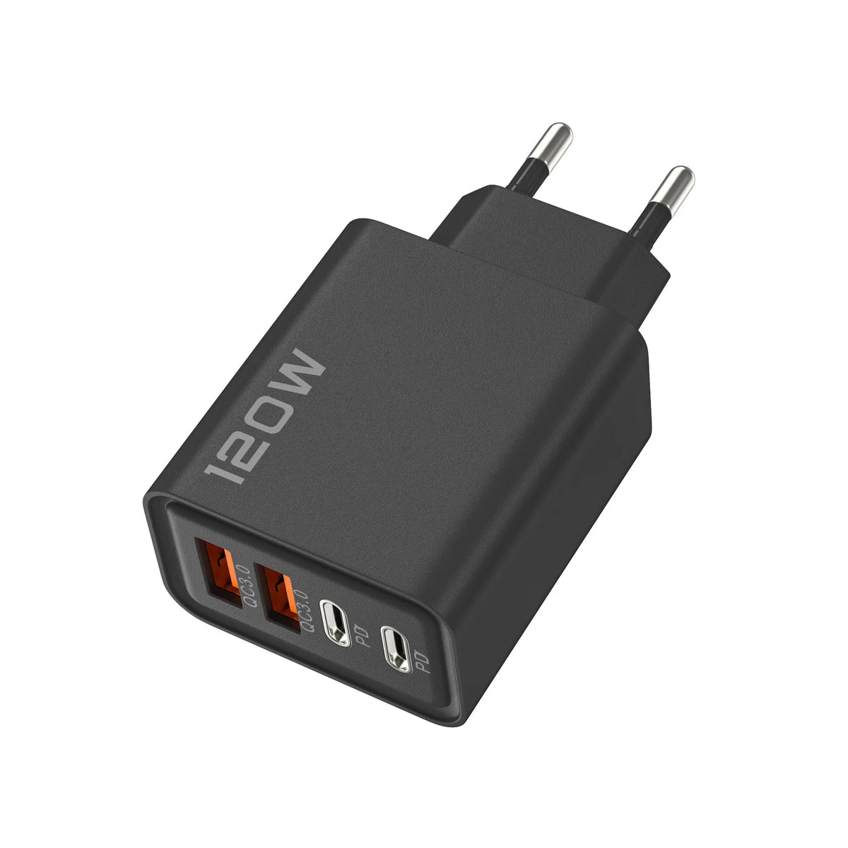 PD 120W 4 Ports USB C Charger Quick Charge 3.0 Type C USB Phone Chargers Fast Charging Adapter for Samsung iPhone Xiaomi Huawei