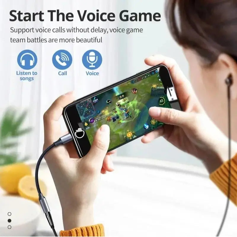 USB Type C To 3.5mm Audio Jack Adapter For Wired Headphone Connecting Cellphone Type C To Earphones Cable Adapters Plug and Play