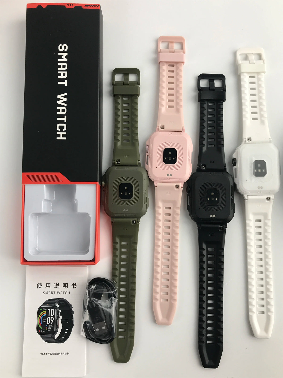 Military Men Smart Watch Health Monitor Wireless Call Smartwatch Fitness IP68 Waterproof Sports Watches for Women Android 2026